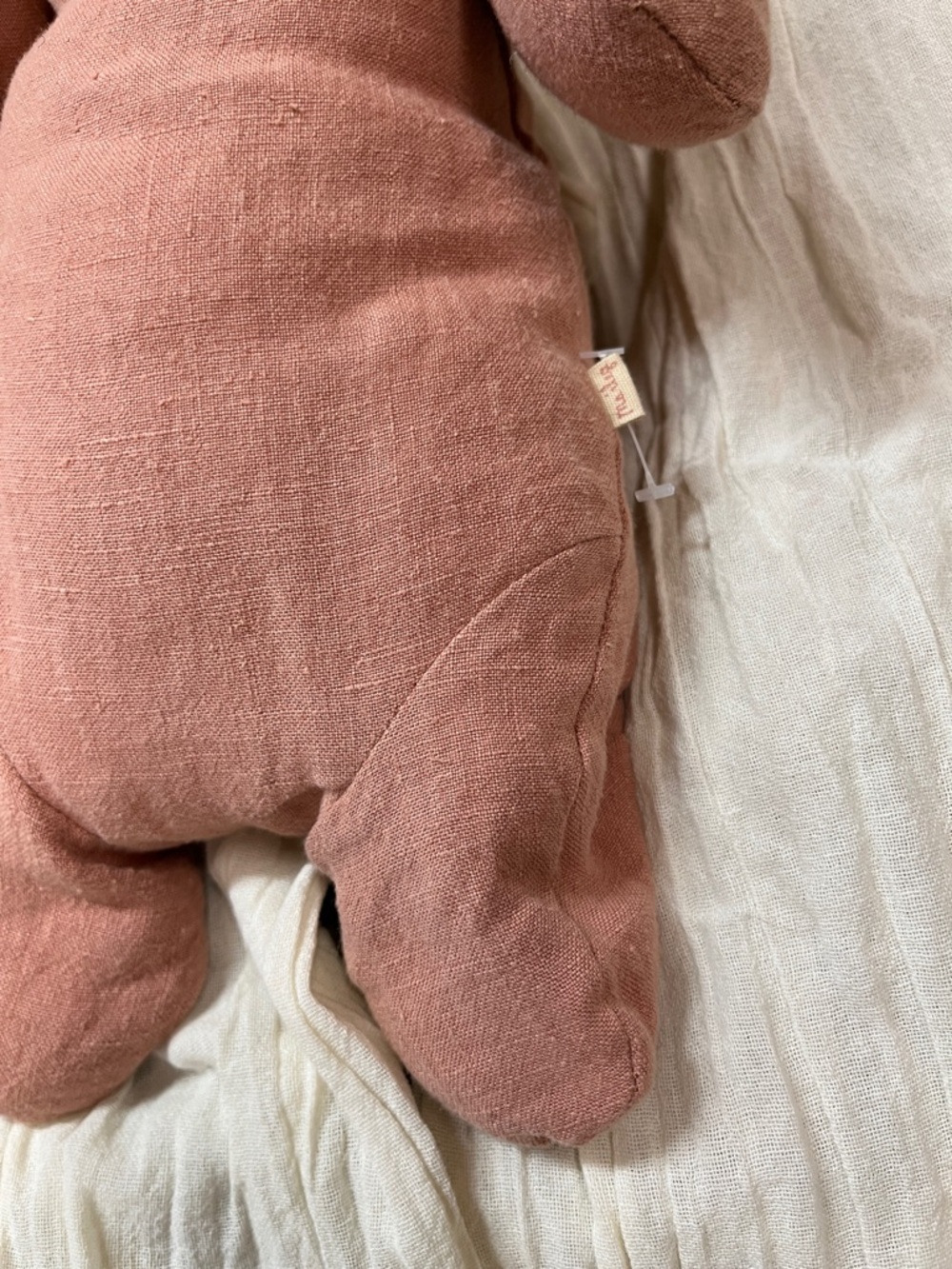 Maileg Apricot Small Rhino New 12 inches - Picture 5 of 7